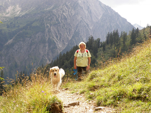 Schöne Bergwelt im Allgäu